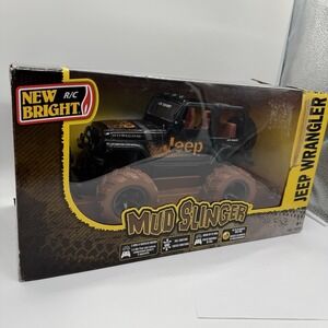 Jeep Wrangler Mud Slinger R/C Car New Bright Radio Control NIB
